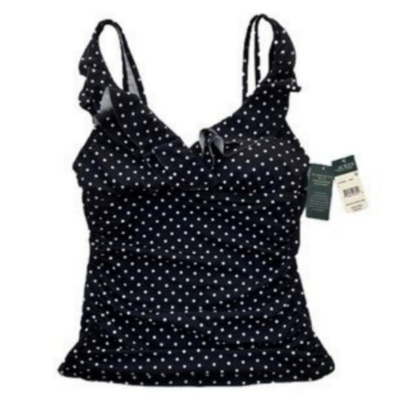 Lauren Ralph Lauren Polkadot 2-Piece Swim Wear - Picture 5 of 16